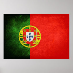 Vlag van Portugal Poster