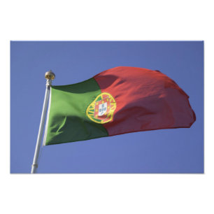 Vlag van Portugal RF) Foto Afdruk