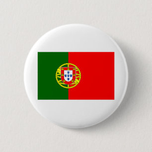 Vlag van Portugal Ronde Button 5,7 Cm