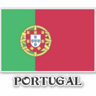 Vlag van Portugal Sticker