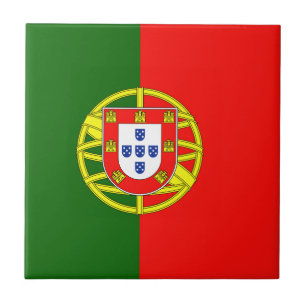 Vlag van Portugal Tegeltje