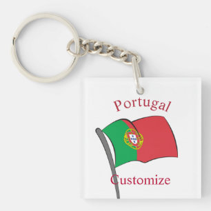 Vlag van Portugal Thunder_Cove Sleutelhanger