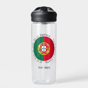 Vlag van Portugal voor de feestdag in Portugal Waterfles