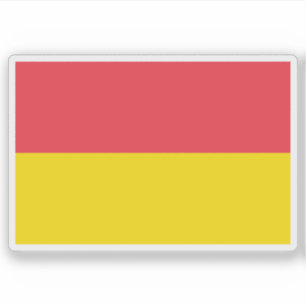 Vlag van Pretoria, de Republiek Zuid-Afrika Sticker