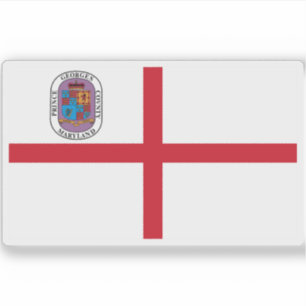 Vlag van Prince George's County, Maryland Sticker