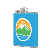 Vlag van Provo, Utah Heupfles (Links)