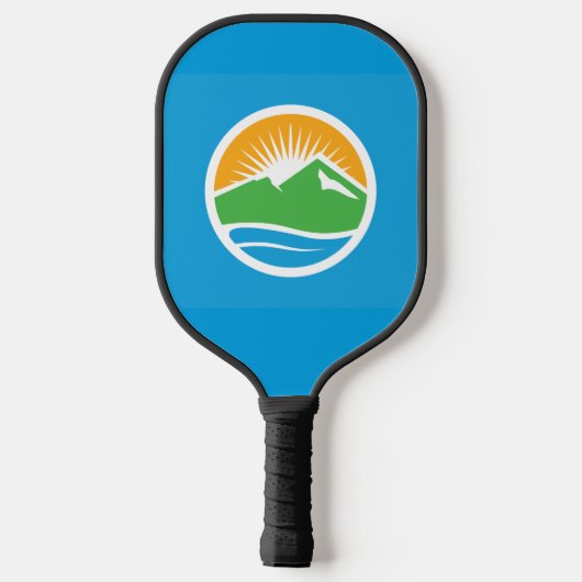 Vlag van Provo, Utah Pickleball Paddle (Achterkant)