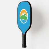 Vlag van Provo, Utah Pickleball Paddle (Links)
