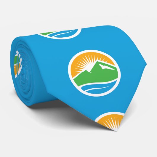 Vlag van Provo, Utah Stropdas (Opgerold)