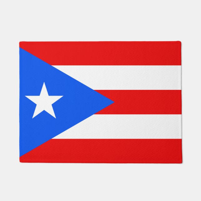 vlag van Puerto Rican Deurmat (Voorkant)