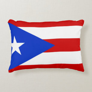 Vlag van Puerto Rico Accent Kussen