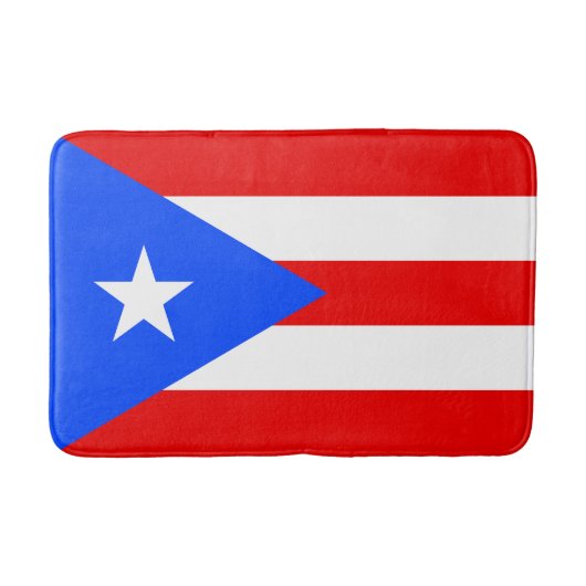 Vlag van Puerto Rico Badmat (Voorkant)