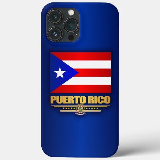 Vlag van Puerto Rico Case-Mate iPhone Case (Achterkant)