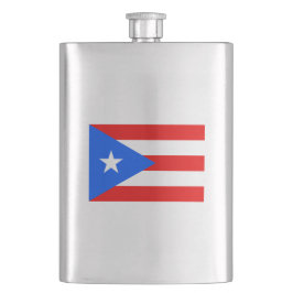 Vlag van Puerto Rico Classic Flask Flacon