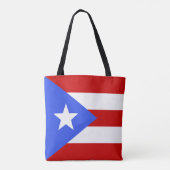 vlag van Puerto Rico Draagtas (Achterkant)