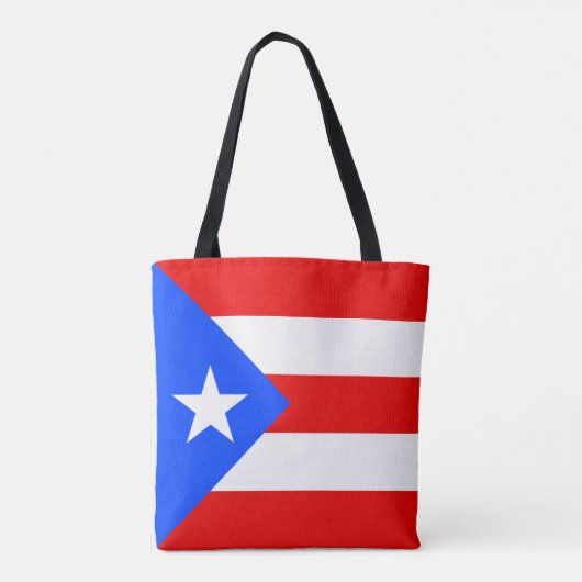 Vlag van Puerto Rico Draagtas (Achterkant)