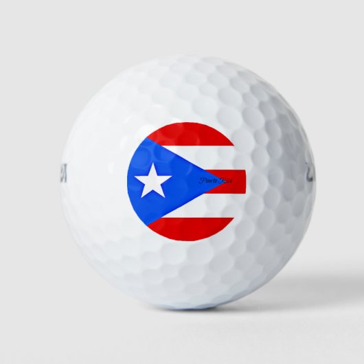 Vlag van Puerto Rico Golfballen (Voorkant)