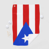 Vlag van Puerto Rico Golfhanddoek (Insitu)