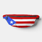 vlag van Puerto Rico Heuptasje (Liggend)