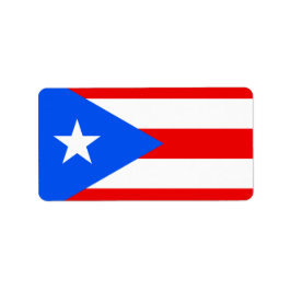 Vlag van Puerto Rico Labels