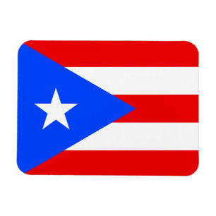 Vlag van Puerto Rico Magneet