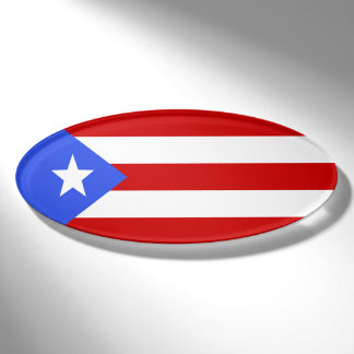 Vlag van Puerto Rico Naambadge