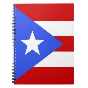 vlag van Puerto Rico Notitieboek