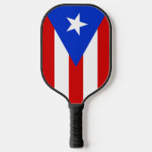 Vlag van Puerto Rico Pickleball Paddle (Voorkant)