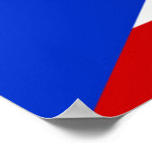 Vlag van Puerto Rico Poster (Hoek)