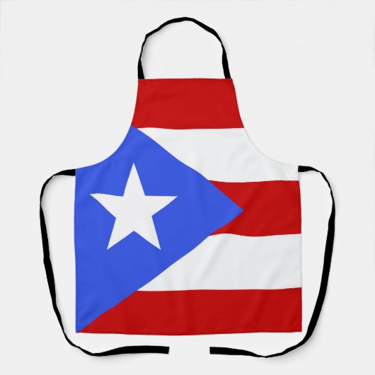 vlag van Puerto Rico Schort (Voorkant)