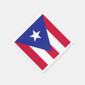 Vlag van Puerto Rico Servetten (Hoek)