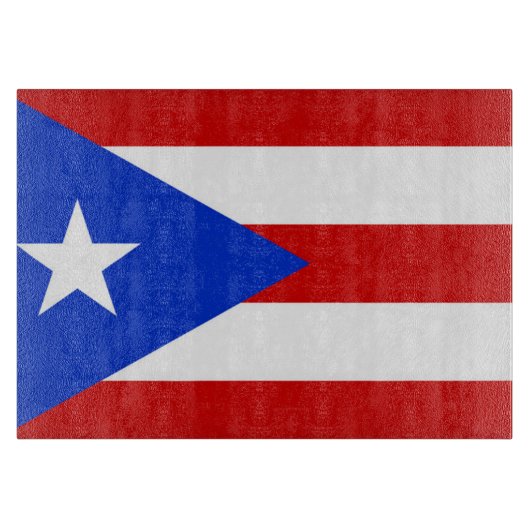 Vlag van Puerto Rico Snijplank (Voorkant)