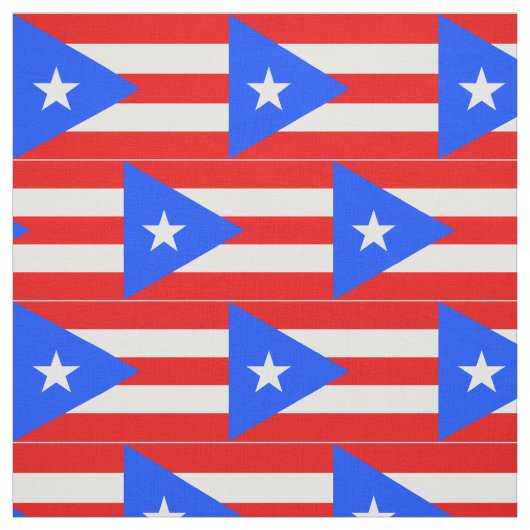 Vlag van Puerto Rico Stof (Swatch)