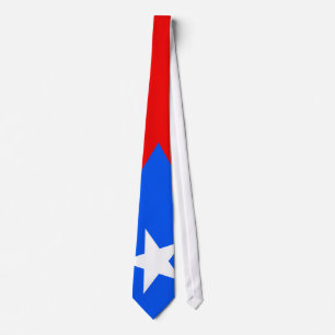 Vlag van Puerto Rico Stropdas