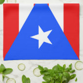 Vlag van Puerto Rico Theedoek (Gevouwen)