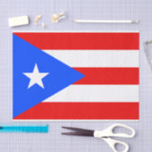 Vlag van Puerto Rico Tissuepapier (Craft)