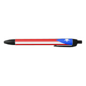 Vlag van Puerto Rico Zwarte Inkt Pen (Bodem)