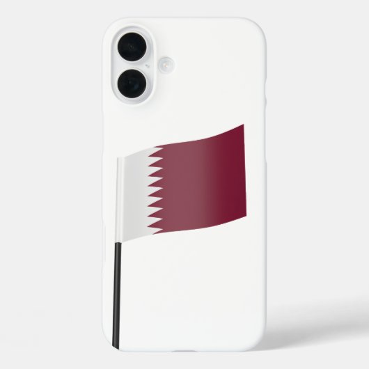 Vlag van Qatar Case-Mate iPhone Case (Achterkant)