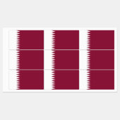 Vlag van Qatar Labels (Vel)
