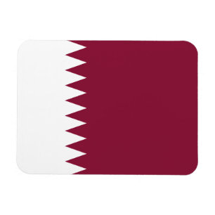 Vlag van Qatar Magneet