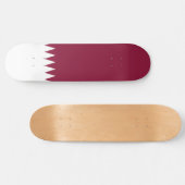 Vlag van Qatar Skateboard (Horizontaal)