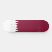Vlag van Qatar Skateboard (Horizontaal)