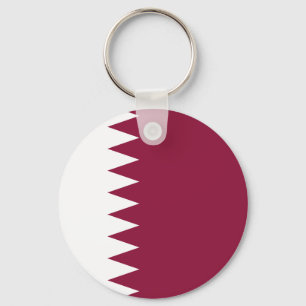 Vlag van Qatar Sleutelhanger