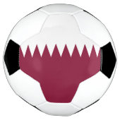 Vlag van Qatar Voetbal (Gedraaid)