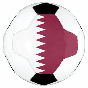 Vlag van Qatar Voetbal