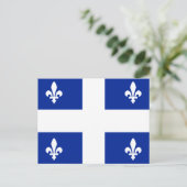 Vlag van Quebec Briefkaart (Staand voorkant)