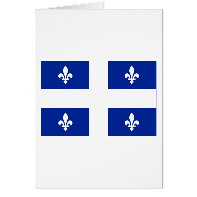 Vlag van Quebec, Canada (Voorkant)