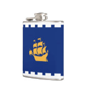 Vlag van Quebec City Flask Heupfles (Links)