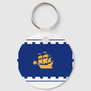 Vlag van Quebec City Sleutelhanger