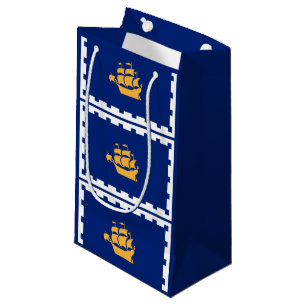 Vlag van Quebec City Small Gift Bag Klein Cadeauzakje